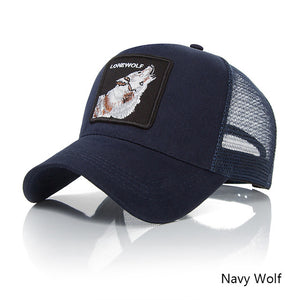 Fashion Embroidery Animal cap